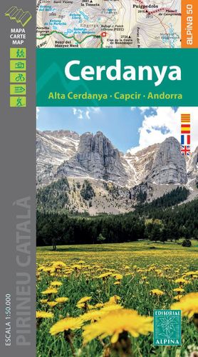 CERDANYA, MAPA I GUIA EXCURSIONISTA