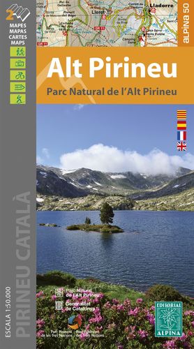 ALT PIRINEU, MAPA I GUIA EXCURSIONISTA (CARPETA DESPLEGABLE 2 MAPES)