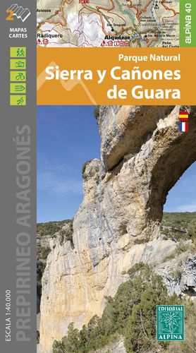 SIERRA Y CAÑONES DE GUARA, PARQUE NATURAL ( CARPETA 2 MAPAS )