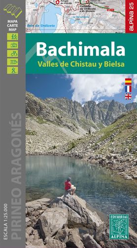 BACHIMALA - VALLES DE CHISTAU Y BIELSA (MAPA 1:25.000 + CARPETA DESPLEGABLE)