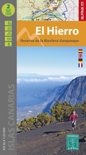 EL HIERRO - RESERVA DE LA BIOSFERA-GEOPARQUE (2 MAPES 1:25.000 + CARPETA DESPLEGABLE)