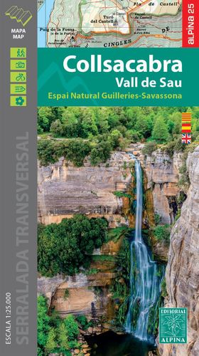 COLLSACABRA - VALL DE SAU 1:25.000 + CARPETA DESPLEGABLE