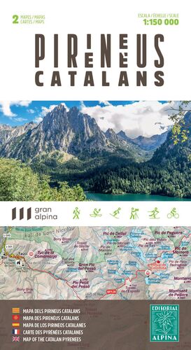 PIRINEUS CATALANS (2 MAPES 1:150.000)