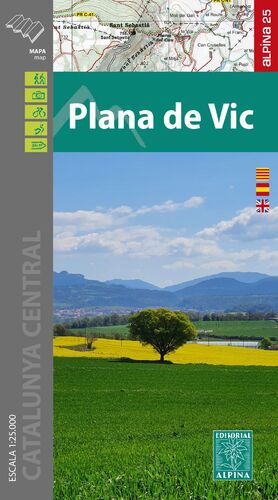 PLANA DE VIC - MAPA 1:25.000 + CARPETA DESPLEGABLE
