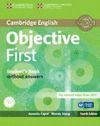 OBJECTIVE FIRST STUDENT 'S BOOK WITHOUT ANSWERS WITH