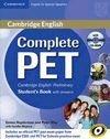 COMPLETE PET STUDENT 'S BOOKS WITH ANSWERS + CDROM