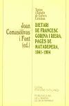 DIETARI DE FRANCESC GORINA I RIERA, PAGÉS DE MATADEPERA, 1841-1904