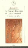 ORIENTE PROXIMO EN LA ANTIGUEDAD, I C. 3000-330 A.C., EL. HISTORIA DE LAS CIVILIZACIONES CLASICAS