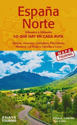 MAPA DE CARRETERAS ESPAÑA NORTE