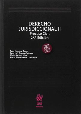 DERECHO JURISDICCIONAL II. PROCESO CIVIL (25ª EDICIÓN 2017)