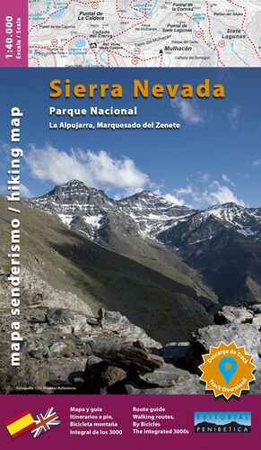 SIERRA NEVADA PARQUE NACIONAL, MAPA Y GUIA EXCURSIONISTA
