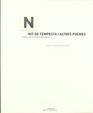 NIT DE TEMPESTA I ALTRES POEMES (+ CD)