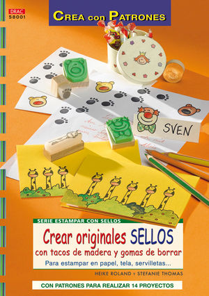 CREAR ORIGINALES SELLOS CON TACOS DE MADERA Y GOMAS DE BORRAR