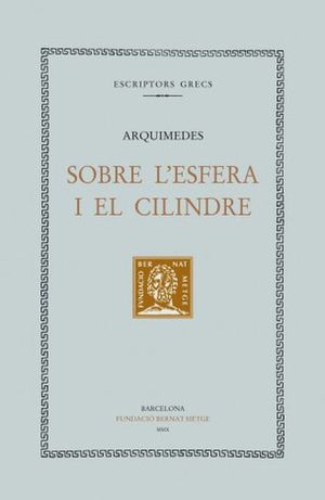 SOBRE L'ESFERA I EL CILINDRE (DOBLE TEXT/RUSTICA)