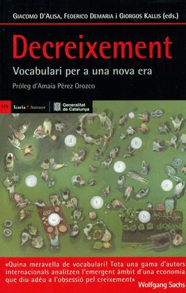 DECREIXEMENT: VOCABULARI PER A UNA NOVA ERA
