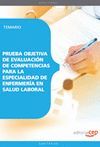 PRUEBA OBJETIVA DE EVALUACIÓN DE COMPETENCIAS PARA LA ESPECIALIDAD DE ENFERMERÍA, TEMARIO.