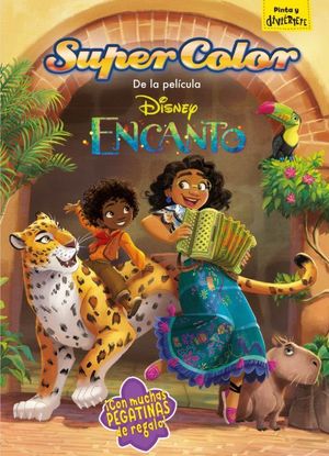 ENCANTO. SUPERCOLOR. LIBRO PARA COLOREAR CON PEGATINAS. DISNEY.  9788499519968 La Llar del Llibre