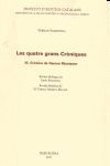 QUATRE GRANS CRONIQUES III - CRÒNICA DE RAMON MUNTANER