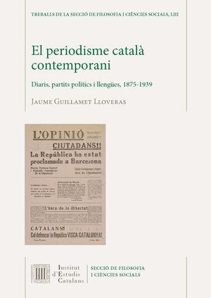 PERIODISME CATALÀ CONTEMPORANI, EL