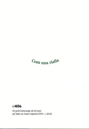 COM UNA RIALLA - EL 40È