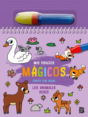 PINTO CON AGUA-LOS ANIMALES BEBÉS