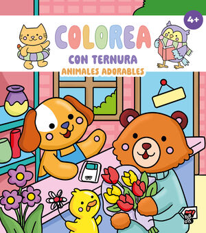 COLOREA CON TERNURA ANIMALES ADORABLES