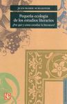 PEQUEÑA ECOLOGIA DE LOS ESTUDIOS LITERARIOS.