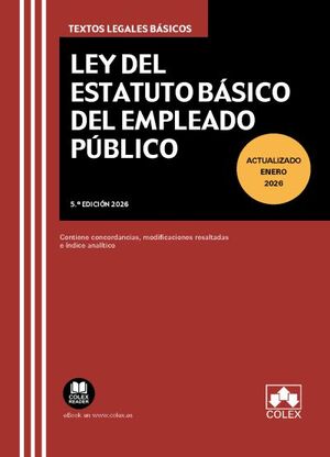 LEY DEL ESTATUTO BÁSICO DEL EMPLEADO PÚBLICO (5.ª EDICIÓN 2026)