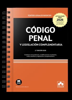 CÓDIGO PENAL 2026 (ED. ESPIRAL)