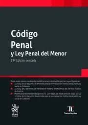 CODIGO PENAL Y LEY PENAL DEL MENOR ( 37ª EDICION ANOTADA )