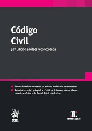 CÓDIGO CIVIL (34ª EDICION 2026)
