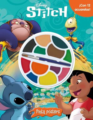 STITCH. PINTA PÓSTERS (CON 12 ACUARELAS)