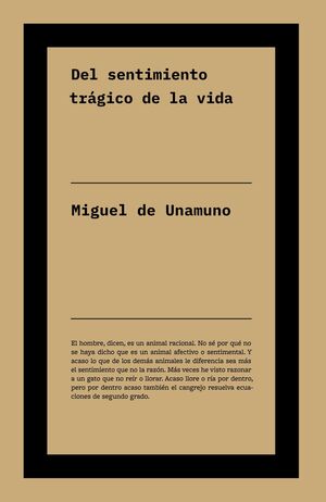 DEL SENTIMIENTO TRÁGICO DE LA VIDA