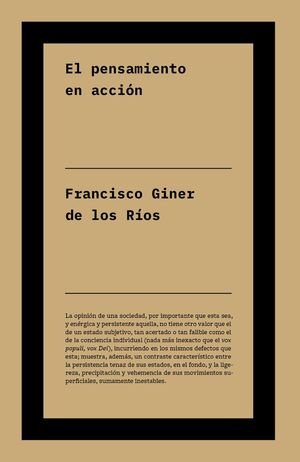 PENSAMIENTO EN ACCIÓN