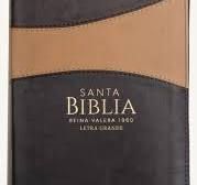 BIBLIA RVR60 TAMAÑO MANUAL LETRA GRANDE PIEL REINA VALERA